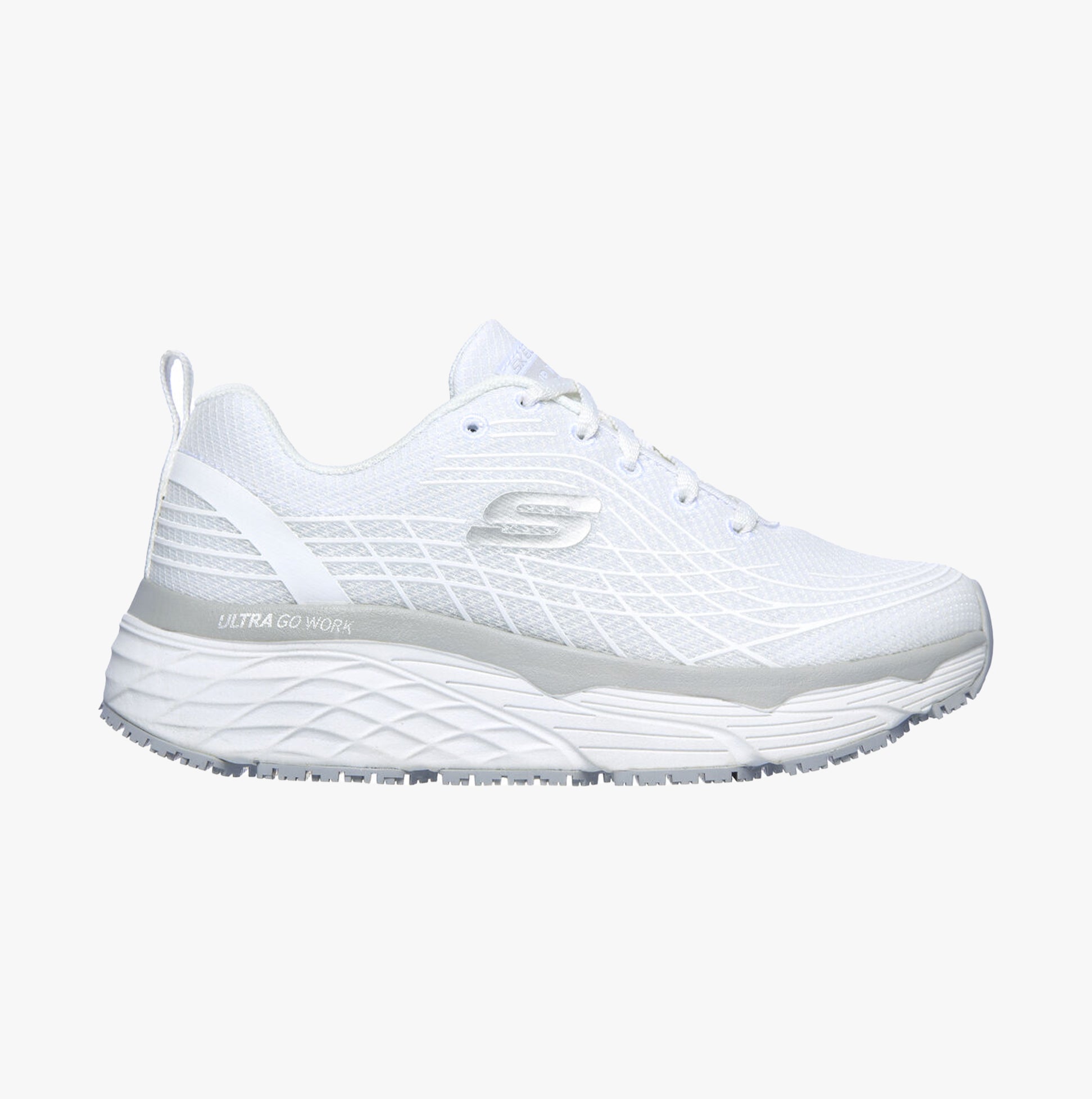 Skechers ladies white shoes on sale