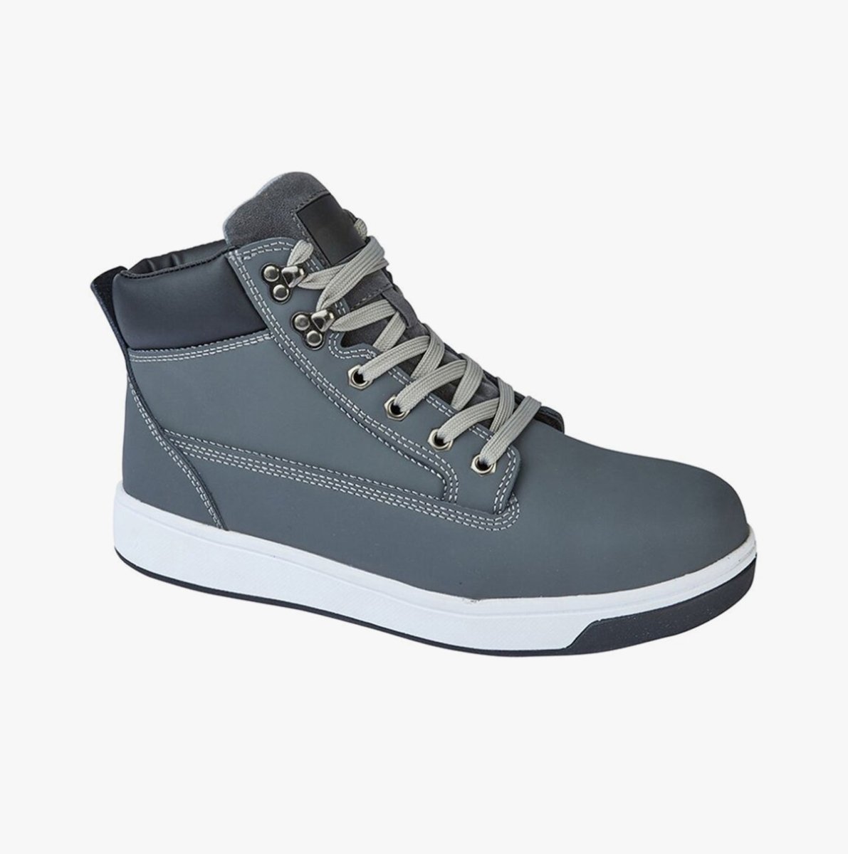 Grafters Mens Safety Boots Grey STB