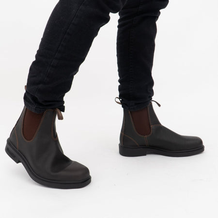 Blundstone 062 Unisex Leather Chelsea Boots Stout Brown 062 - 3 | STB.co.uk