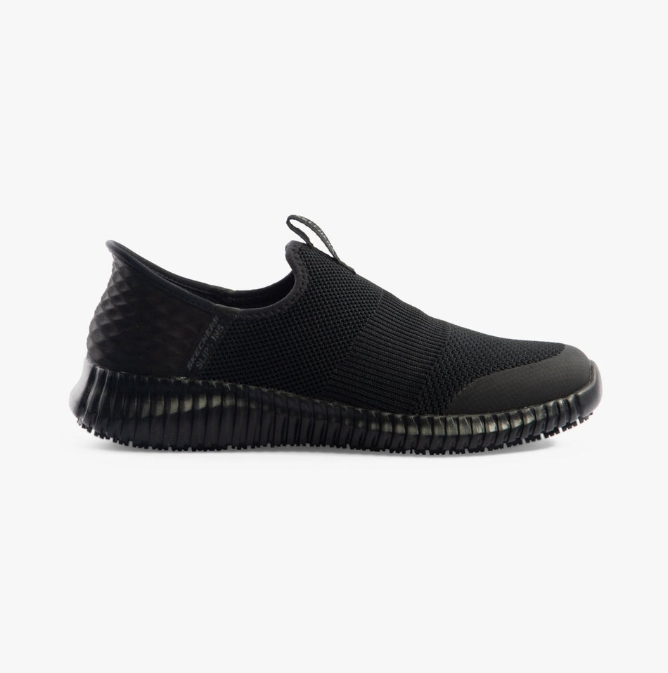 Skechers Work 108127EC/BLK CESSNOCK - GWYNEDD Womens Trainers Black 108127EC/BLK - 36 | STB.co.uk