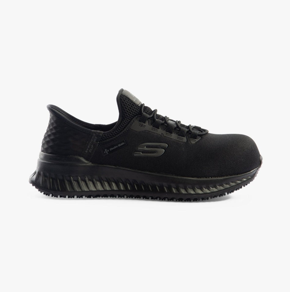 Skechers Work 108152EC/BLK TILIDO - OMBRAY Womens Trainers Black 108152EC/BLK - 36 | STB.co.uk