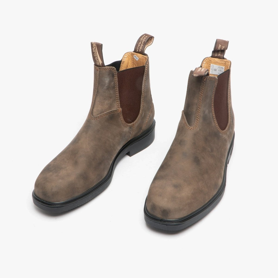 Blundstone 1306 Unisex Nubuck Chelsea Boots Rustic Brown 1306 - 3 | STB.co.uk