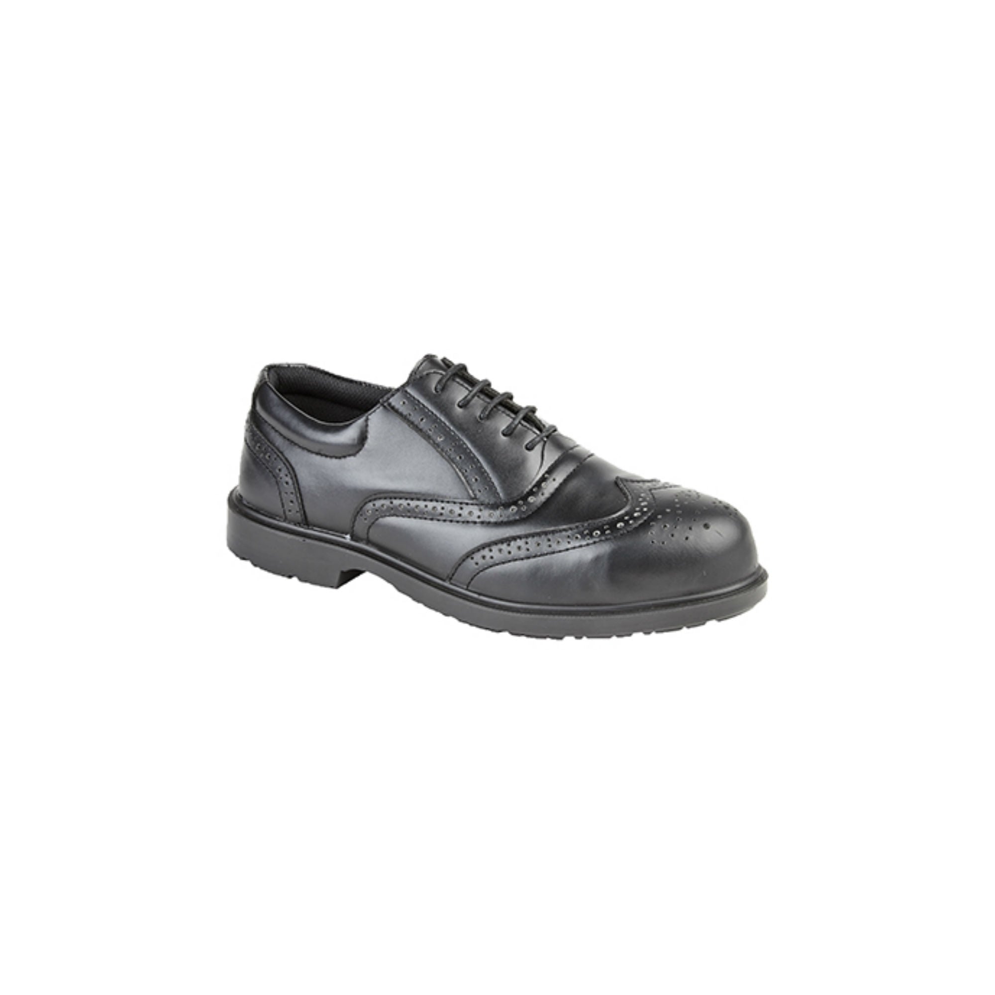 Grafters M9776A UNIFORM Mens Leather Safety Shoes Black | STB – STB.co.uk