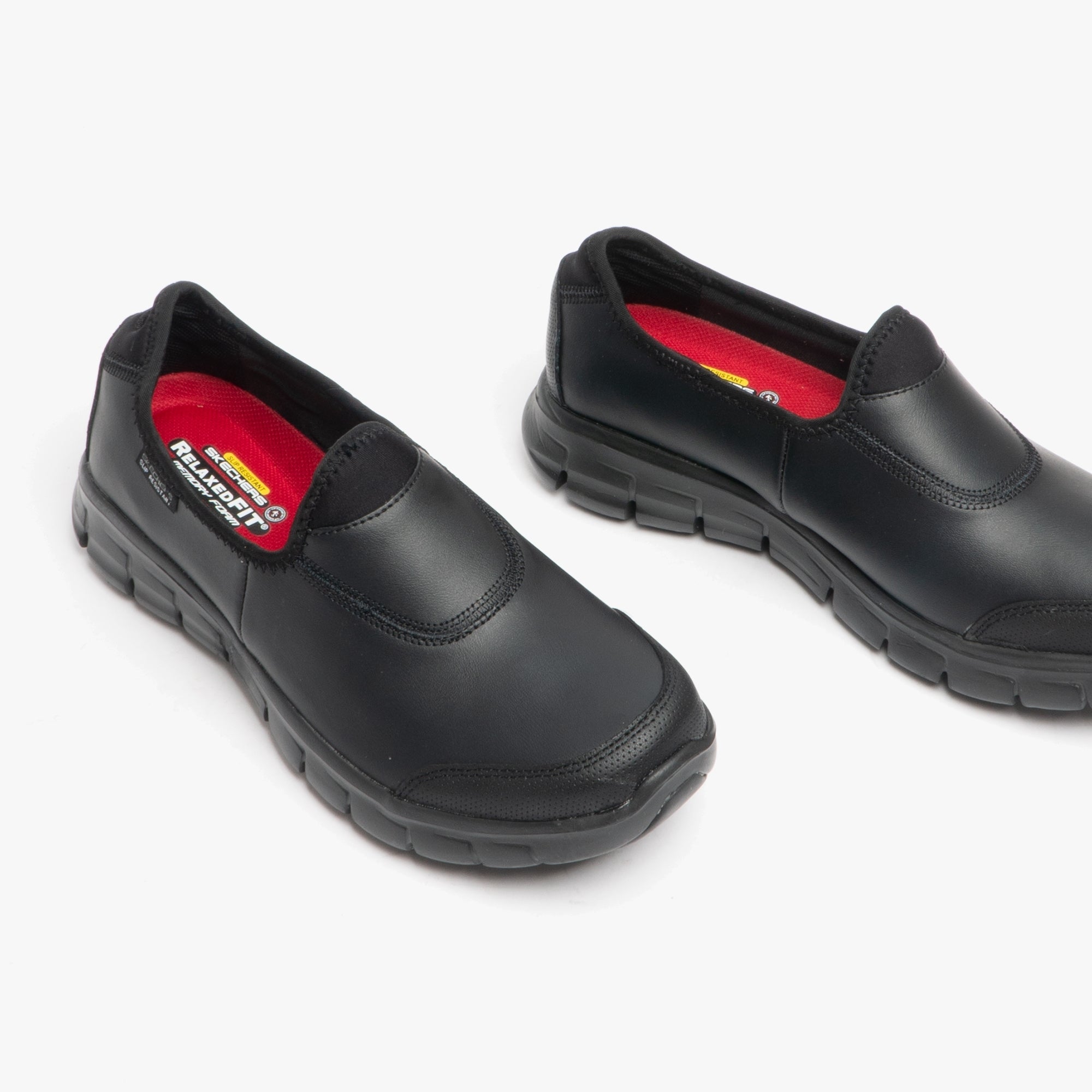 Skechers ladies leather shoes hot sale uk