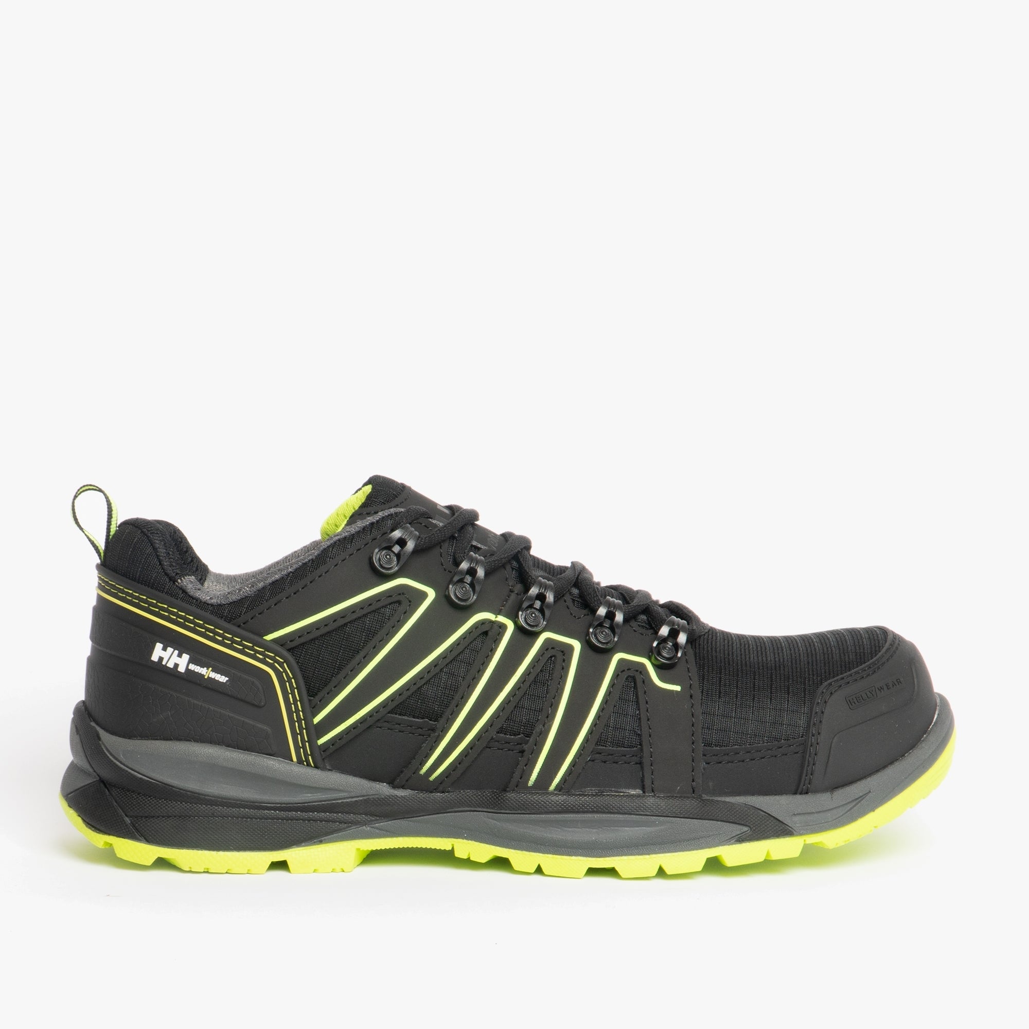 ADDVIS LOW Mens Safety Trainers Black Yellow