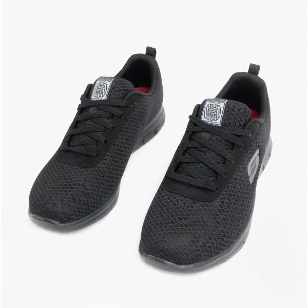 Black non slip outlet skechers