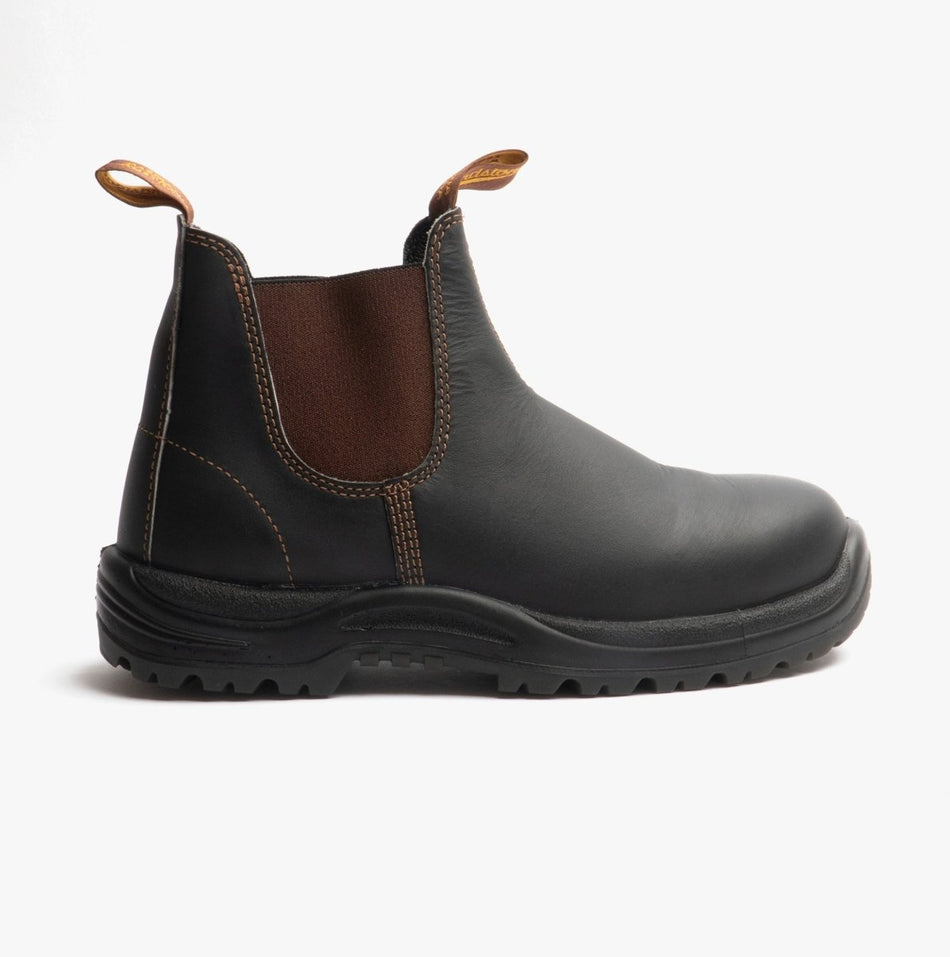 Blundstone 192 Unisex Safety Toe Dealer Boots Stout Brown 192 - 4 | STB.co.uk