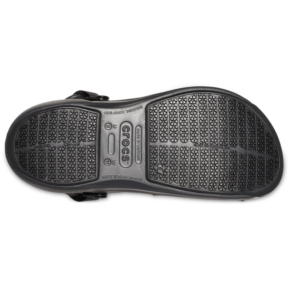 Crocs At Work 205669 BISTRO PRO LITERIDE Unisex Work Clogs Black 205669 - 001 - M4W6 | STB.co.uk