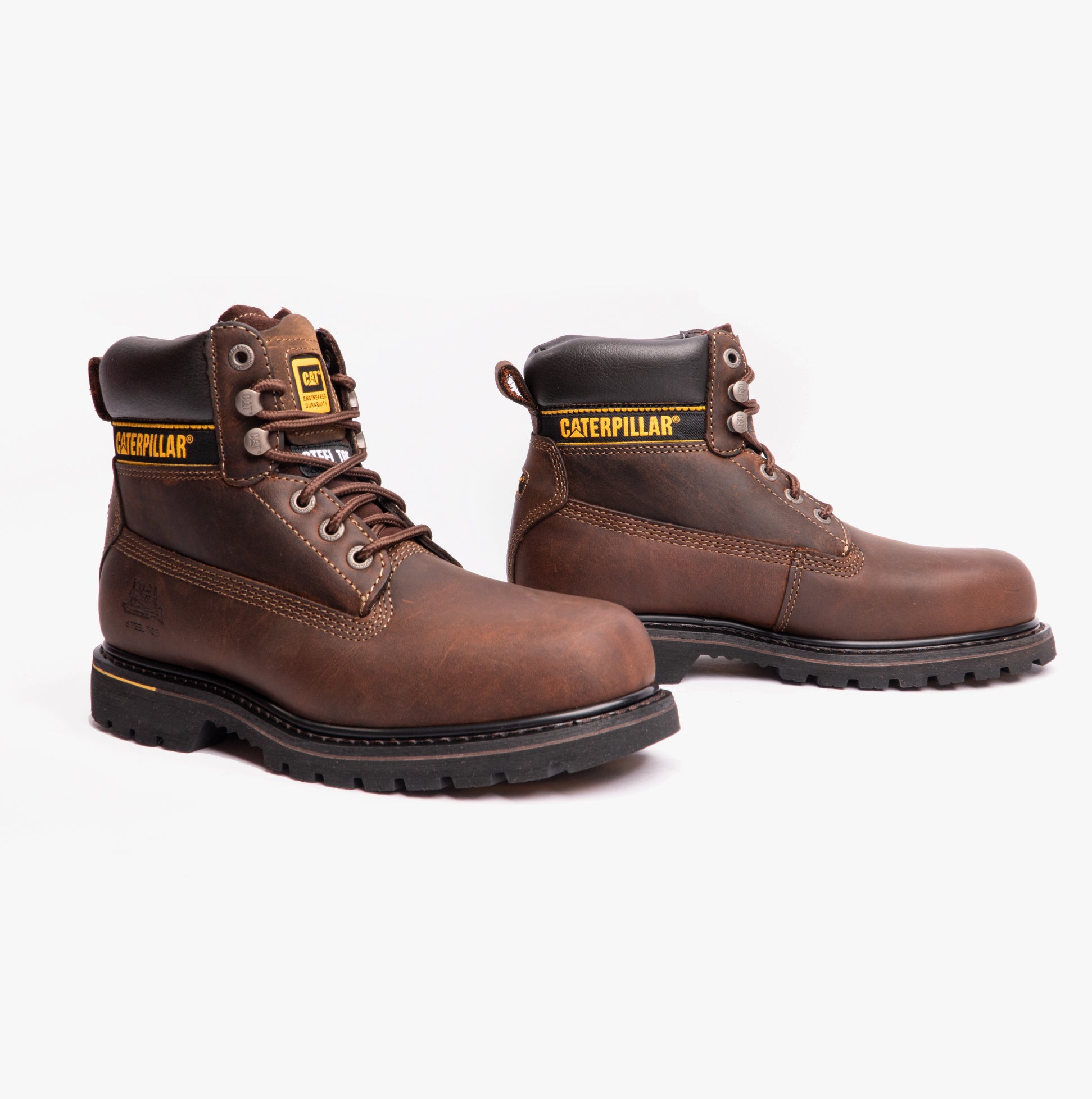 Caterpillar slip best sale on work boots