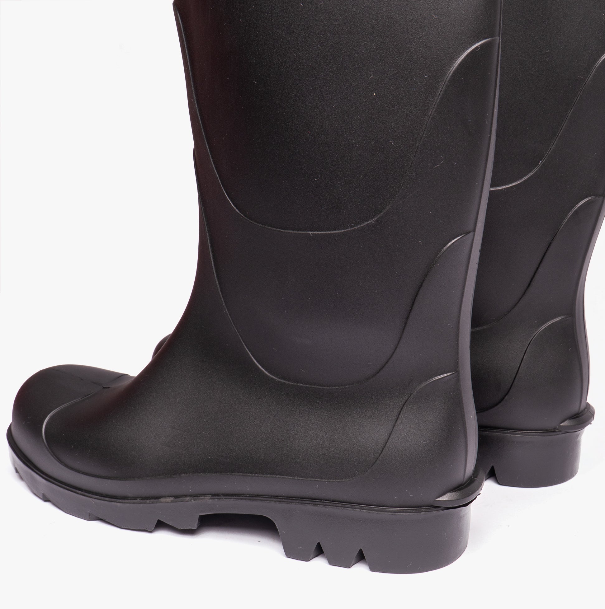 Mens black rubber outlet boots