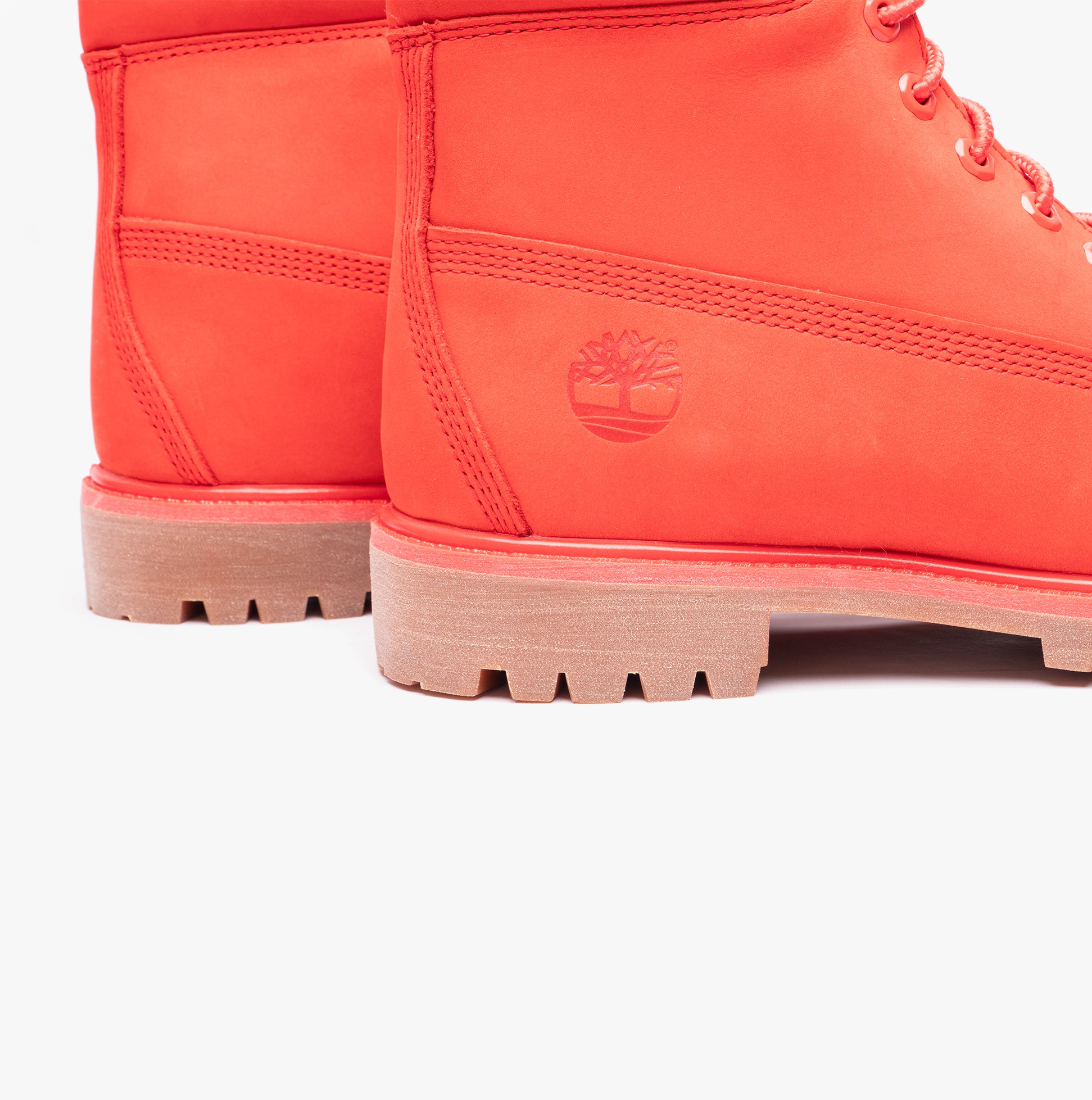 Timberland 6 INCH PREMIUM Mens Waterproof Boots Aura Orange STB STB