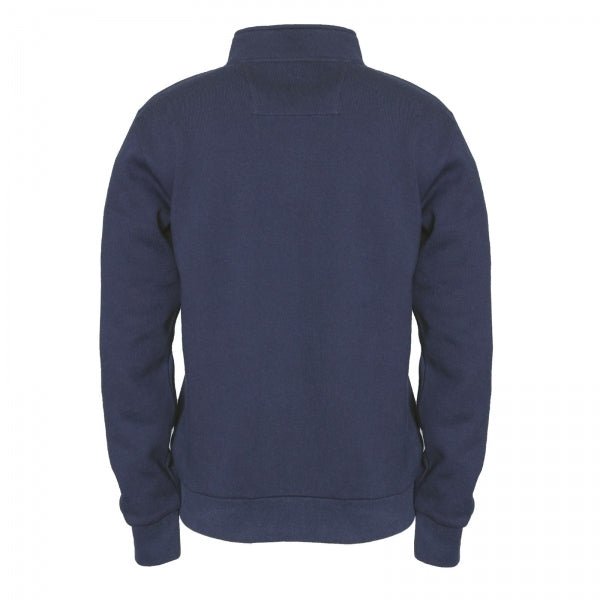 CAT AG 1/4 ZIP Mens Cotton Pull Over Jumper Navy 27871 - 46897 - 03 | STB.co.uk