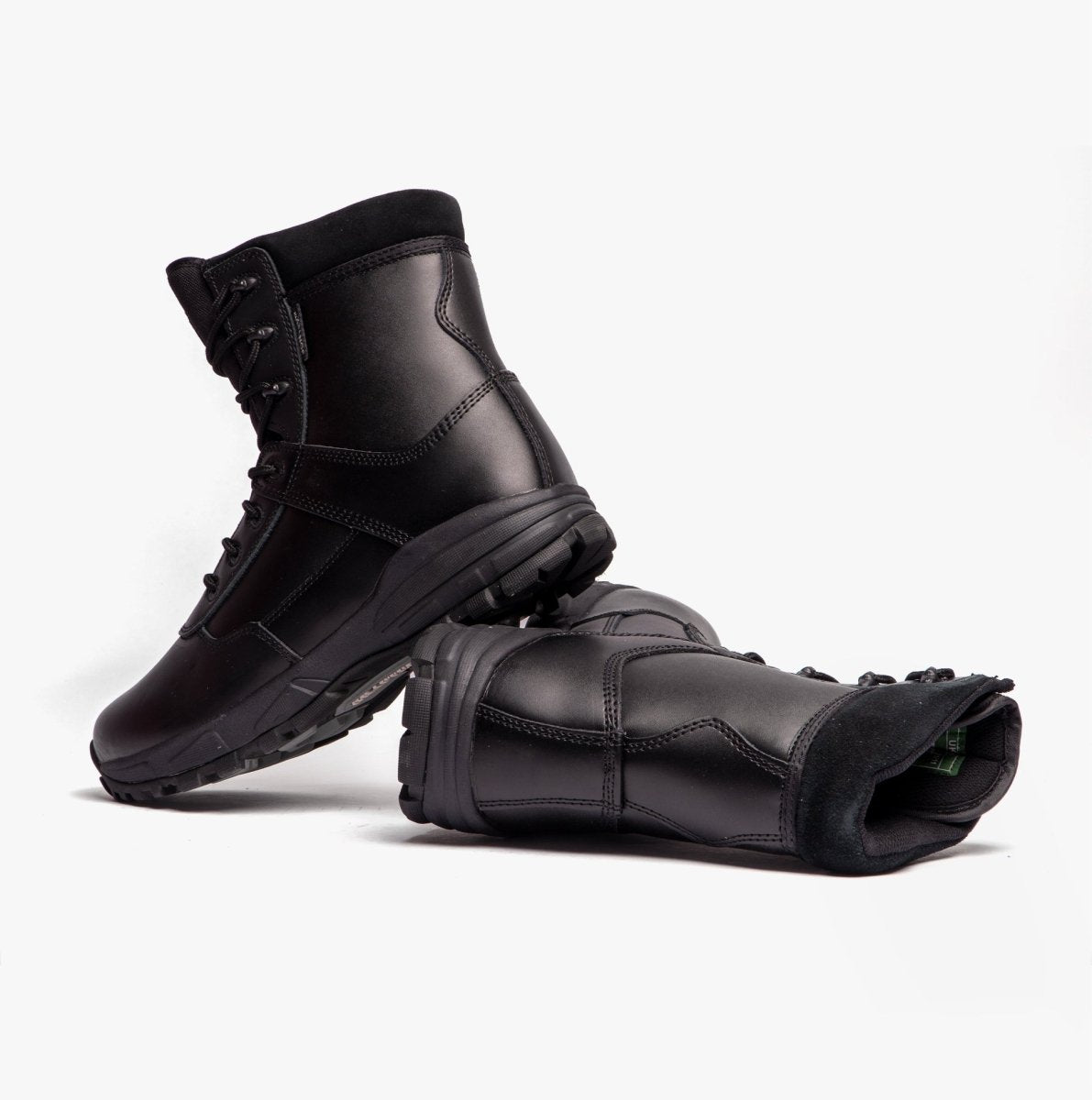 Grafters AMBUSH Unisex Leather Work Boots Black M107A - 3 | STB.co.uk