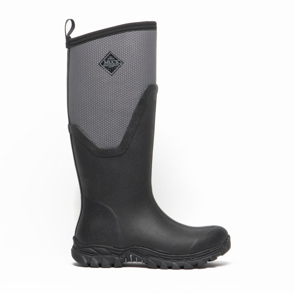 Muck Boots ARCTIC SPORT II TALL Womens Rubber Wellington Boots Black/Grey 24840 - 49256 - 01 | STB.co.uk