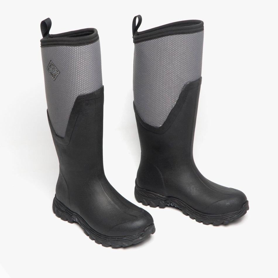 Muck Boots ARCTIC SPORT II TALL Womens Rubber Wellington Boots Black/Grey 24840 - 49256 - 01 | STB.co.uk