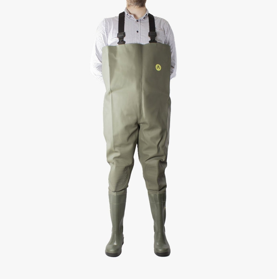 Amblers Safety AS1002CW TYNE Unisex Safety Waders Green 24878 - 41143 - 02 | STB.co.uk