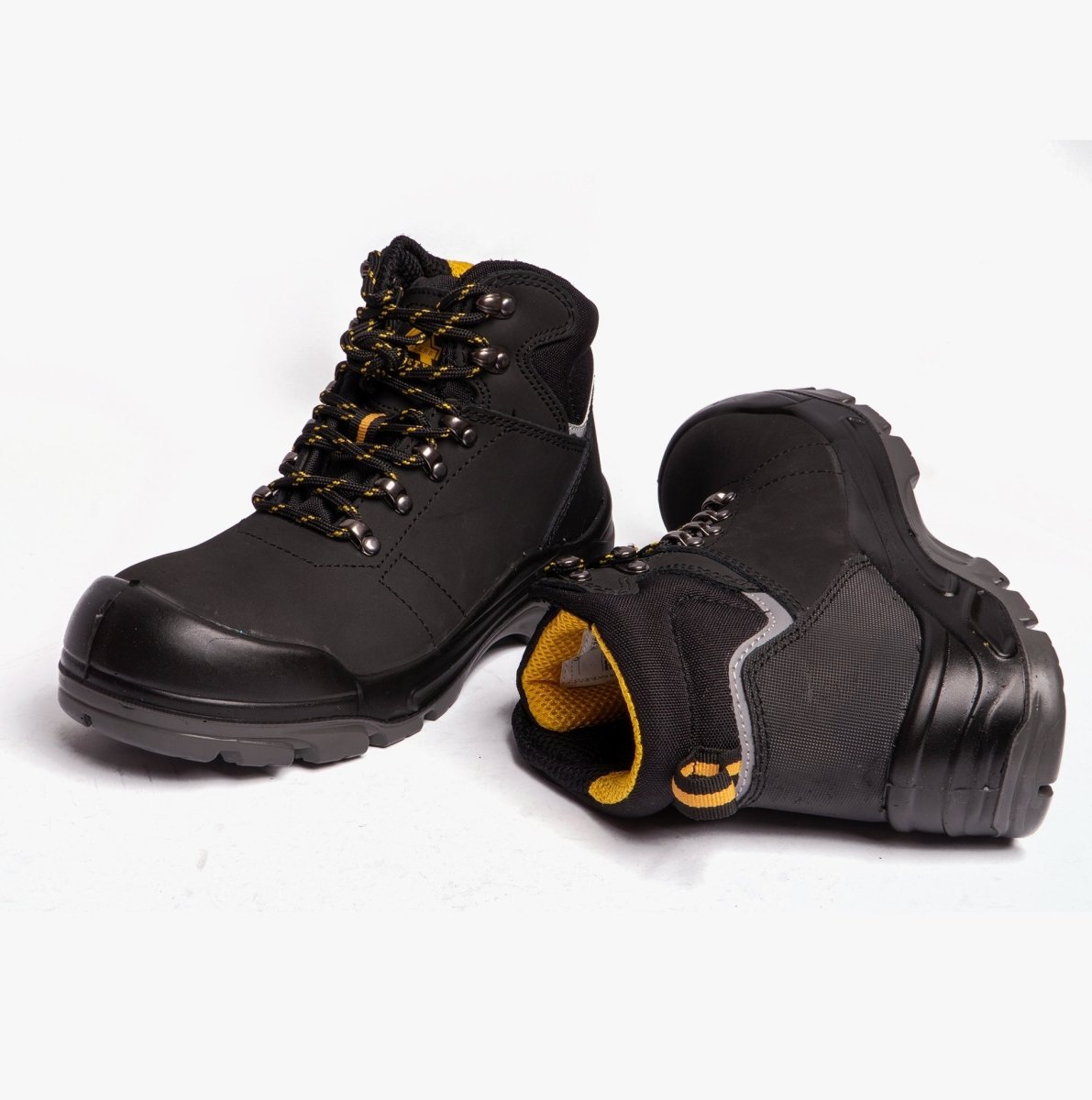 Amblers Safety AS252 DELAMERE Unisex Nubuck Leather Safety Boots Black 25509 - 42430 - 04 | STB.co.uk