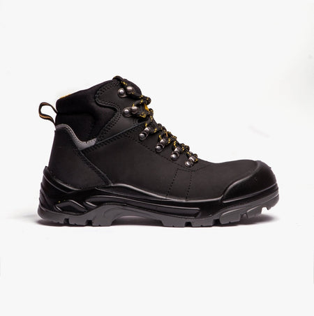 Amblers Safety AS252 DELAMERE Unisex Nubuck Leather Safety Boots Black 25509 - 42430 - 04 | STB.co.uk