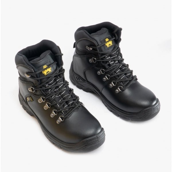 Amblers Safety AS335 MOORFOOT S3 Unisex Leather Safety Boots Black 26171 - 43655 - 01 | STB.co.uk