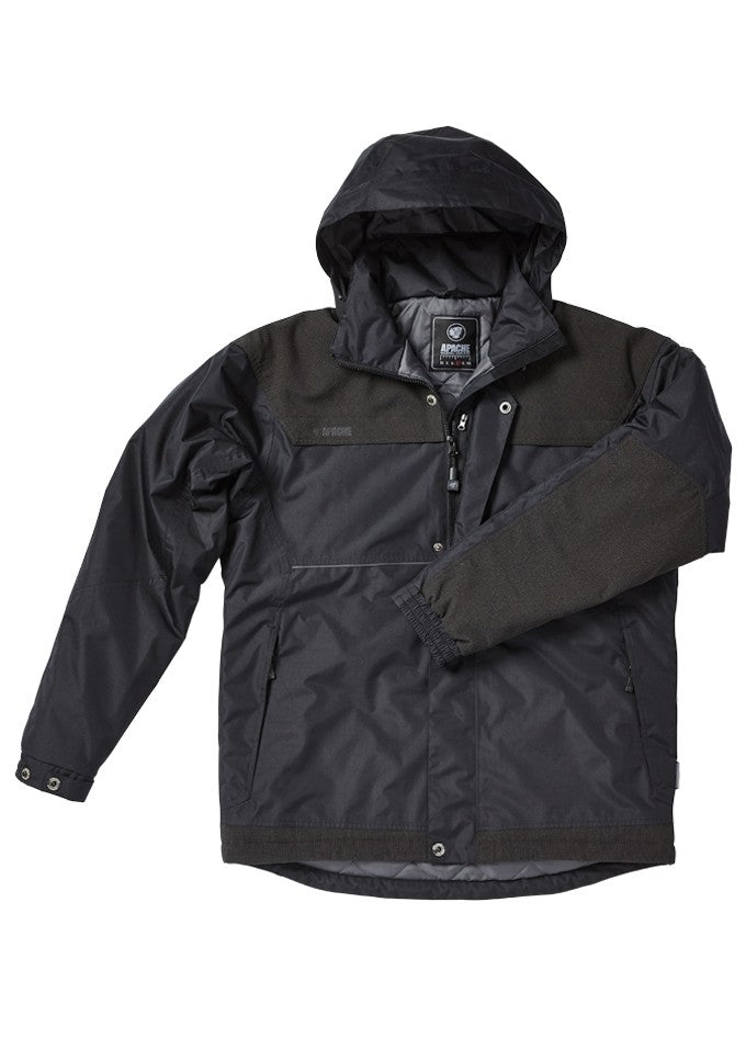 Apache ATS Mens Waterproof Coat Black ATS/BLK - L | STB.co.uk