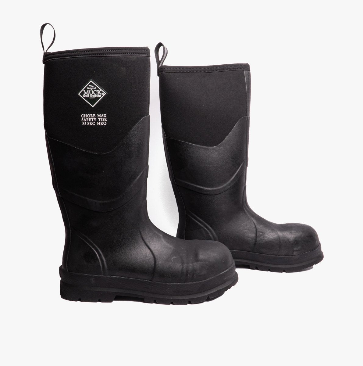 Muck Boots CHORE MAX S5 Unisex Rubber Safety Wellington Boots Black 29155 - 49267 - 02 | STB.co.uk