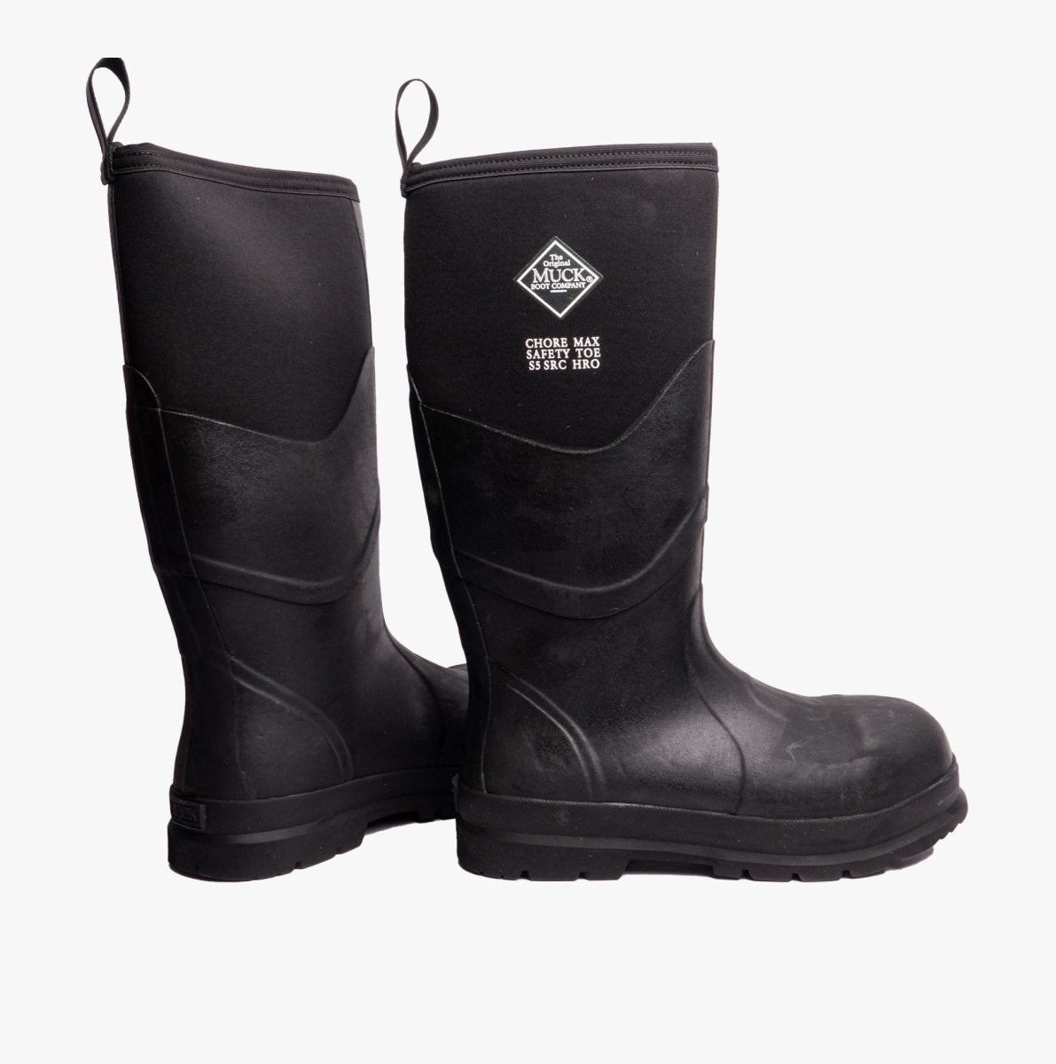 Muck Boots CHORE MAX S5 Unisex Rubber Safety Wellington Boots Black 29155 - 49267 - 02 | STB.co.uk
