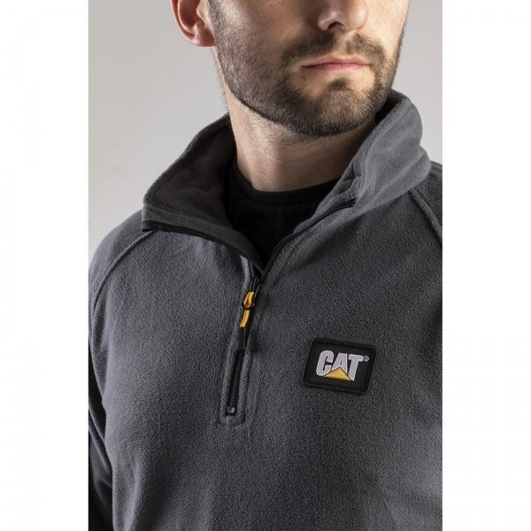 CAT CONCORD FLEECE PULLOVER Mens Polyester Jumper Dark Shadow 25303 - 45482 - 03 | STB.co.uk