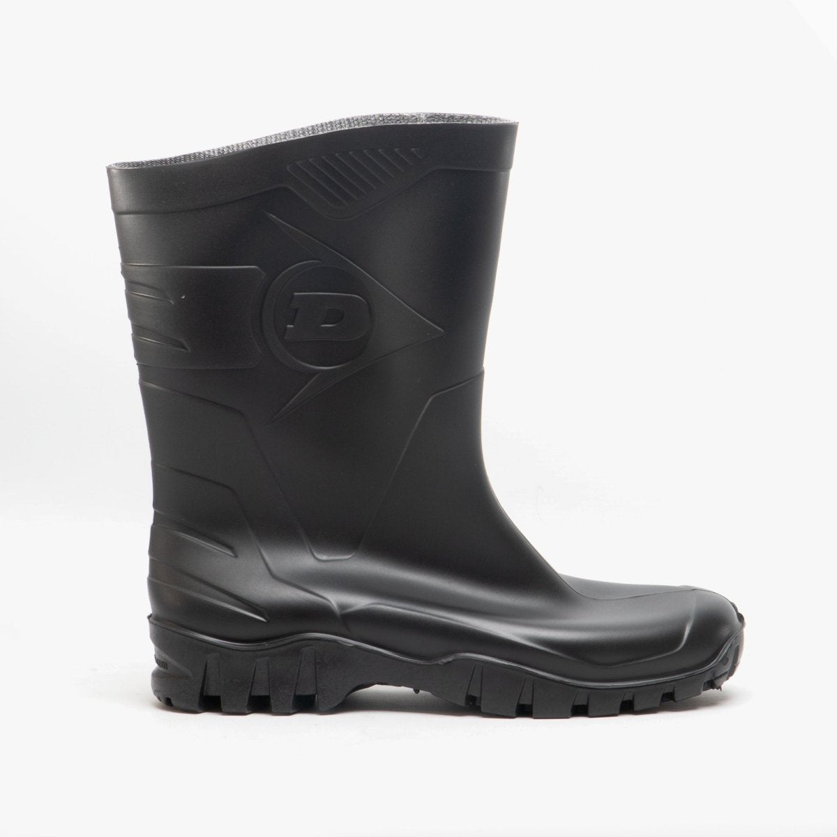 Dunlop DEE Unisex Half Length Wellington Boots Black W116A - 4 | STB.co.uk