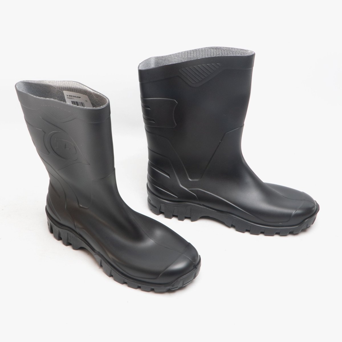 Dunlop DEE Unisex Half Length Wellington Boots Black W116A - 4 | STB.co.uk