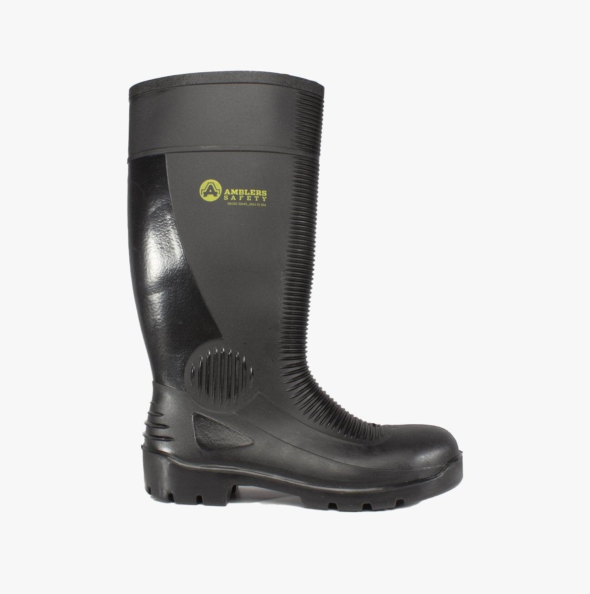 Amblers Safety FS100 Unisex Safety Boots Wellington Black 21233 - 33993 - 04 | STB.co.uk