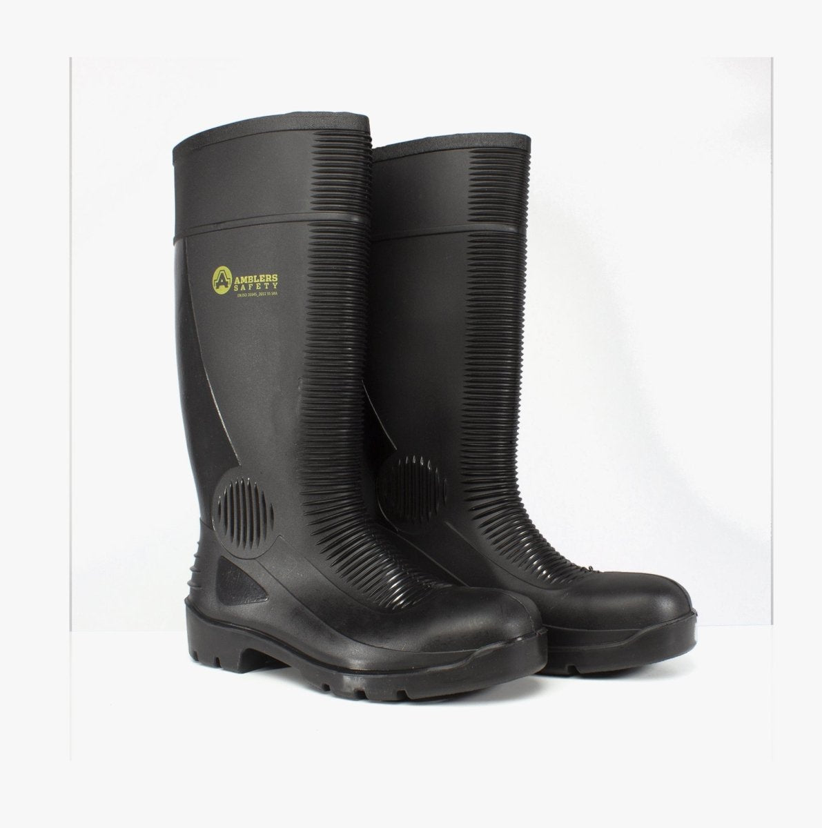 Amblers Safety FS100 Unisex Safety Boots Wellington Black 21233 - 33993 - 04 | STB.co.uk