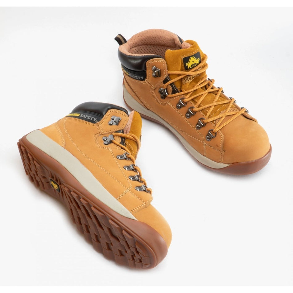 Amblers Safety FS122 Unisex Safety Boots Honey 12878 - 15425 - 01 | STB.co.uk