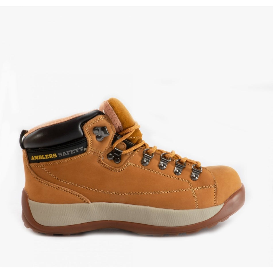 Amblers Safety FS122 Unisex Safety Boots Honey 12878 - 15425 - 01 | STB.co.uk