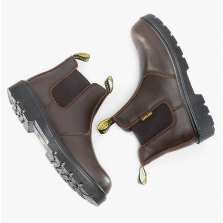 Amblers Safety FS128 Unisex Leather Safety Boots Brown 15890 - 20755 - 01 | STB.co.uk