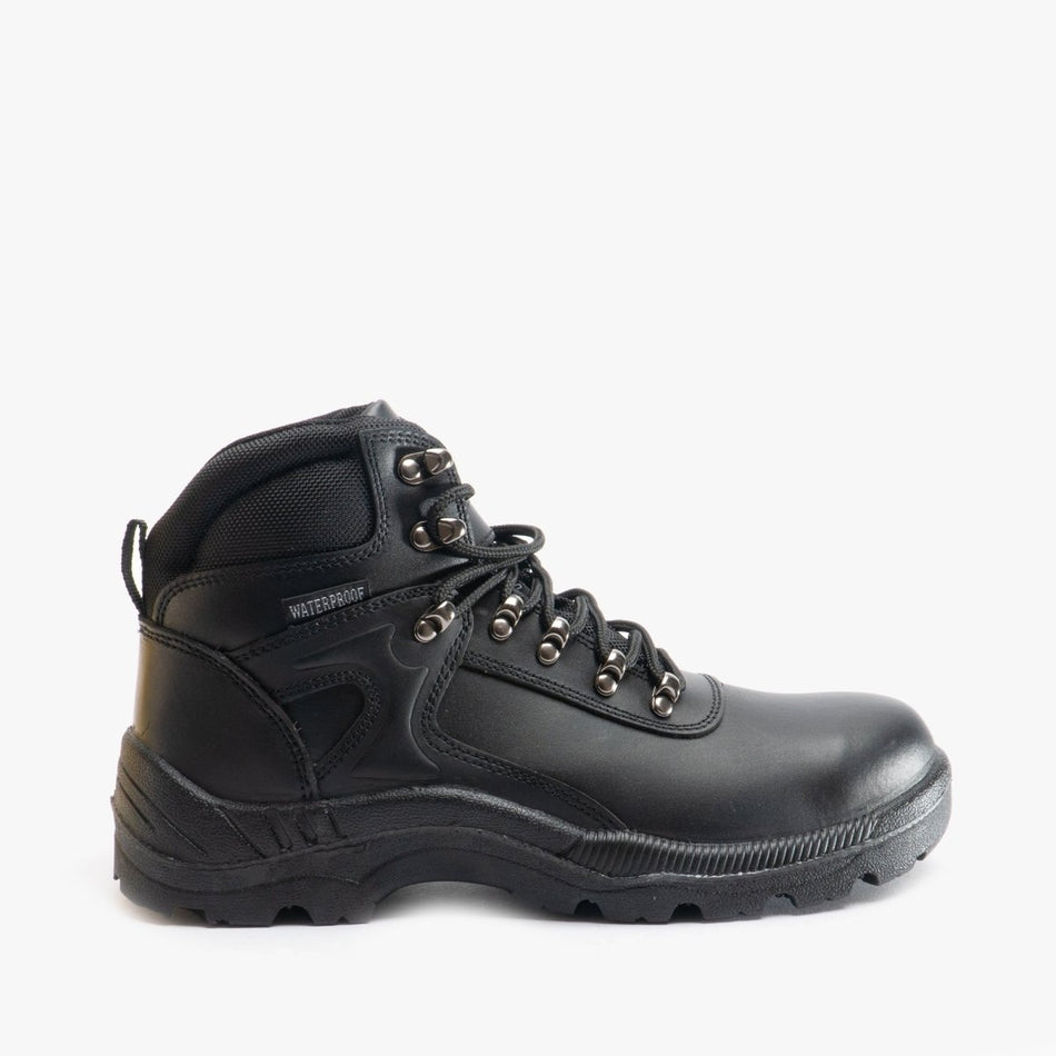 Amblers Safety FS218 Unisex Leather Safety Boots Black 18258 - 27032 - 01 | STB.co.uk