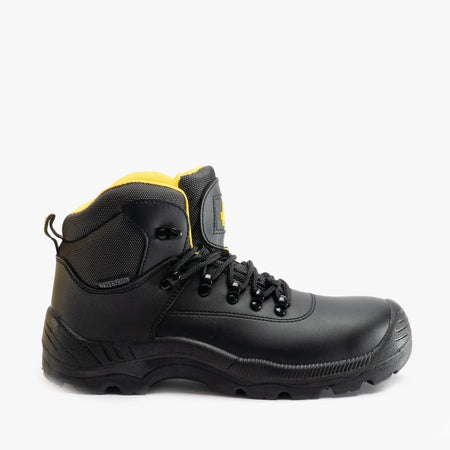 Amblers Safety FS220 Unisex Leather Safety Boots Black 27671 - 46560 - 03 | STB.co.uk