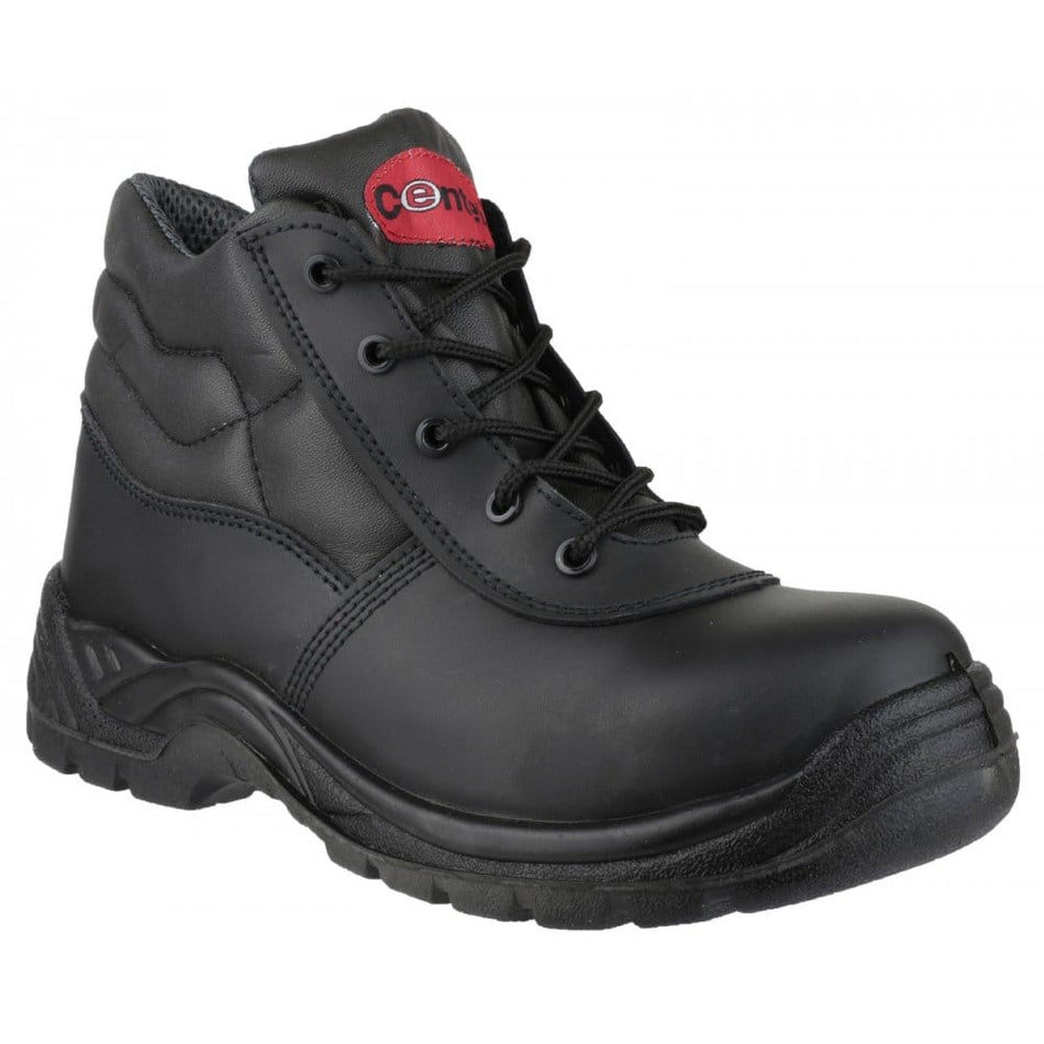 Centek FS30C Unisex Leather Safety Boots Black 00345 - 00772 - 01 | STB.co.uk