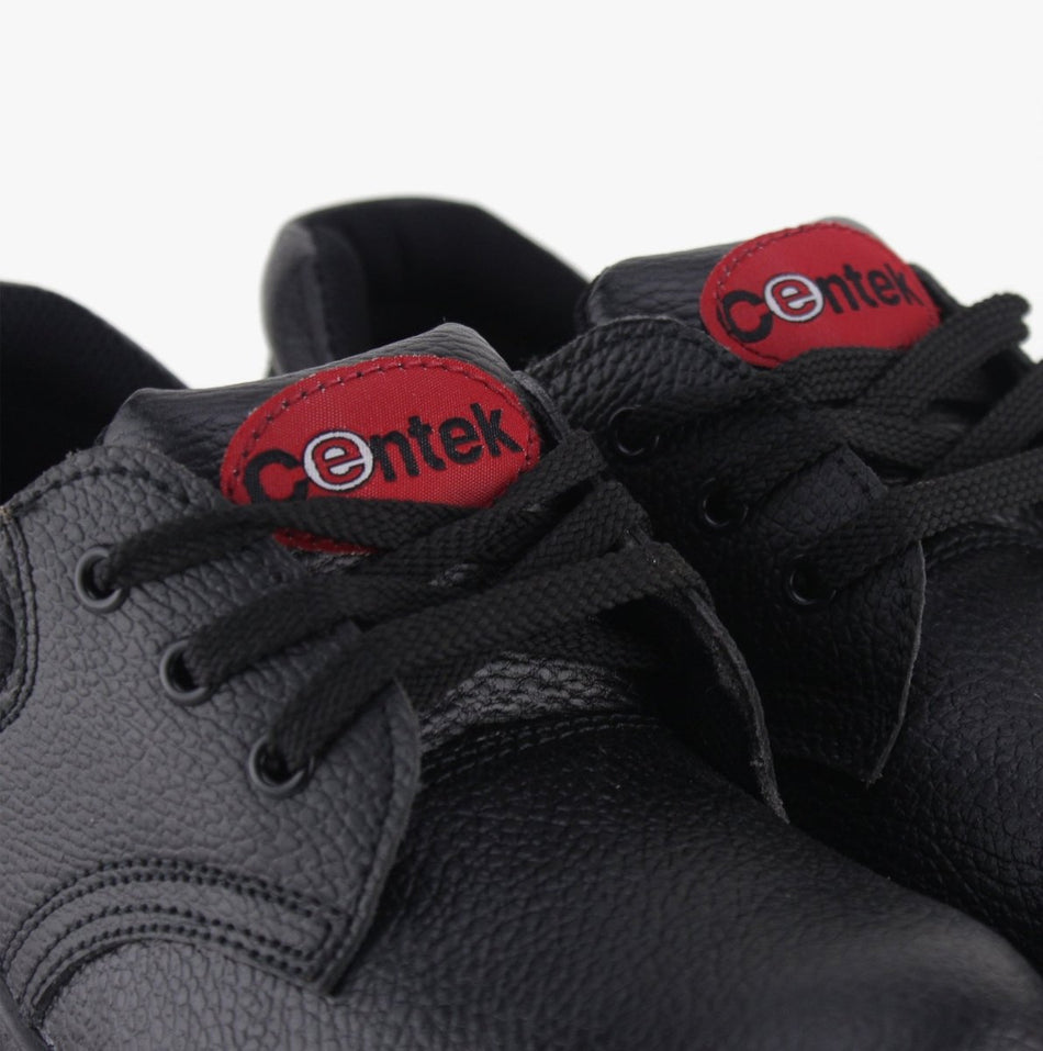 Centek FS337 - A Unisex Leather Safety Shoes Black 19230 - 29532 - 01 | STB.co.uk
