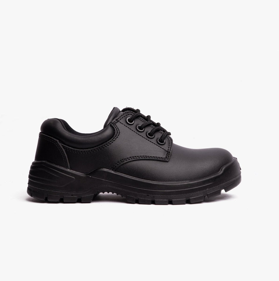 Amblers Safety FS38C Unisex Leather Safety Shoes Black 02459 - 00793 - 01 | STB.co.uk