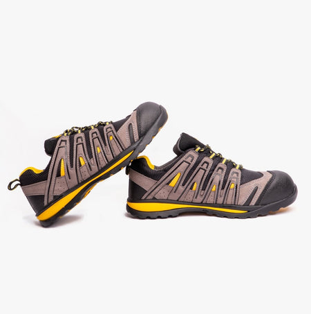 Amblers Safety FS42C Unisex Safety Trainers Black/Yellow 20414 - 32257 - 03 | STB.co.uk