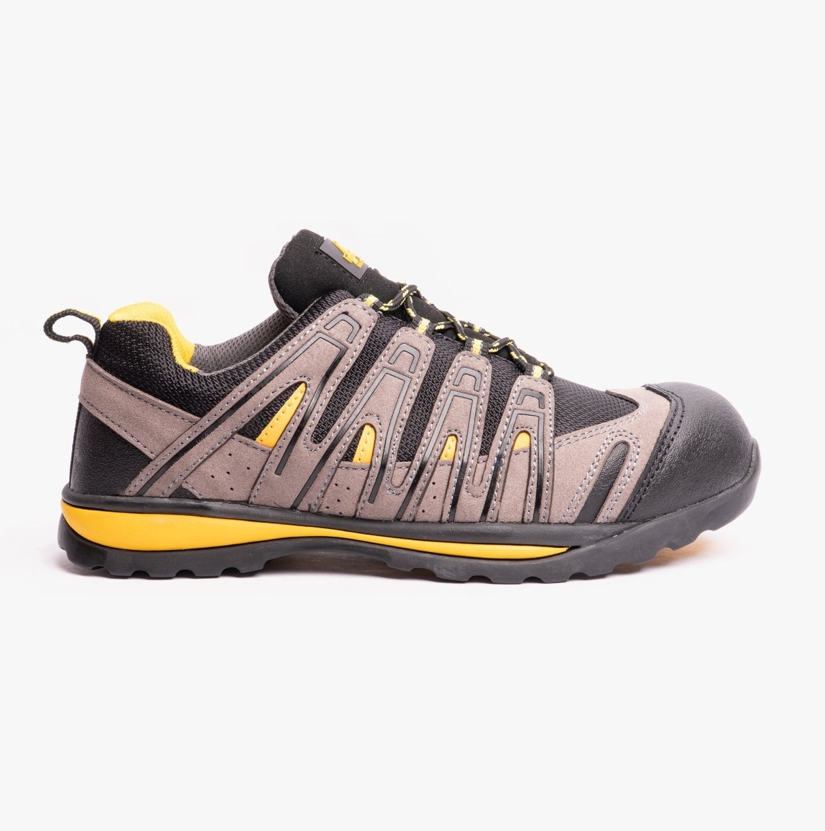 Amblers Safety FS42C Unisex Safety Trainers Black/Yellow 20414 - 32257 - 03 | STB.co.uk