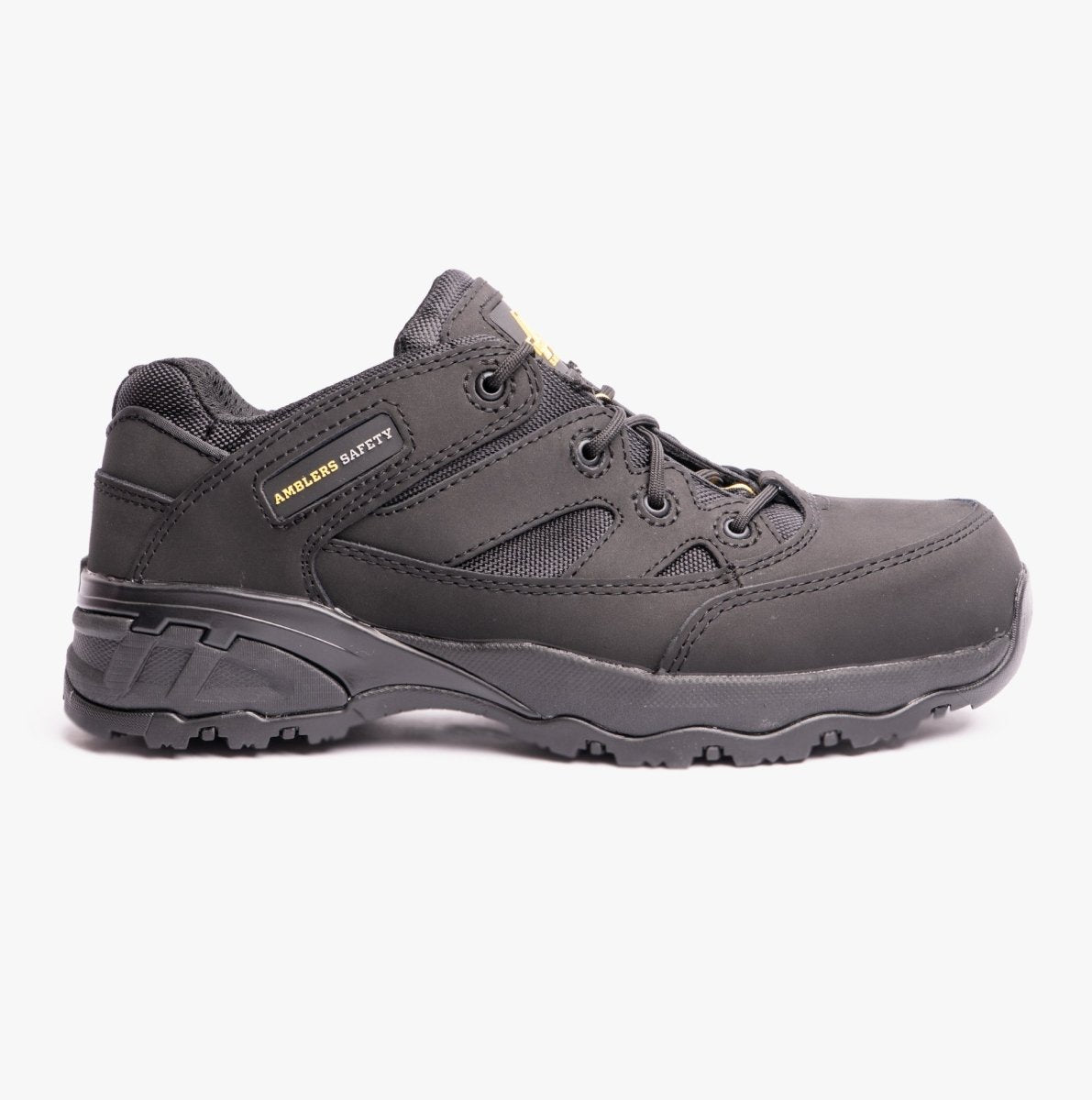 Amblers Safety FS68C Unisex Leather Safety Boots Trainers Black 25816 - 43050 - 02 | STB.co.uk