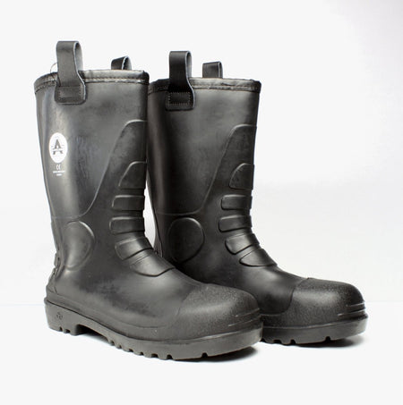 Amblers Safety FS90 Unisex Rigger Safety Boots Black 24926 - 41229 - 02 | STB.co.uk