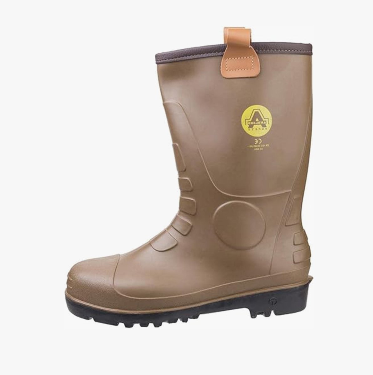 Amblers Safety FS95 Unisex Rigger Safety Boots Wellingtons Tan 21153 - 33823 - 02 | STB.co.uk