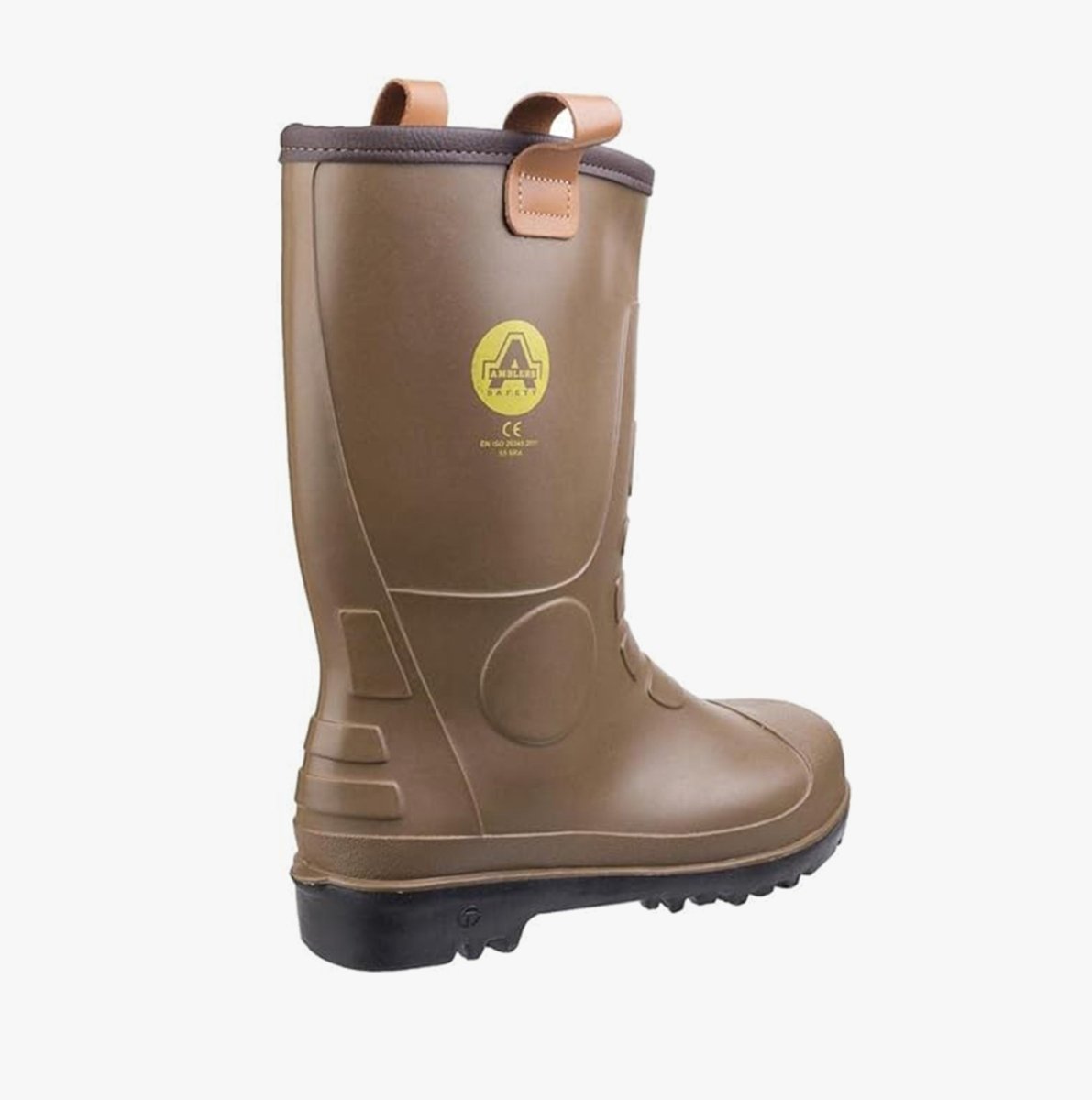 Amblers Safety FS95 Unisex Rigger Safety Boots Wellingtons Tan STB STB