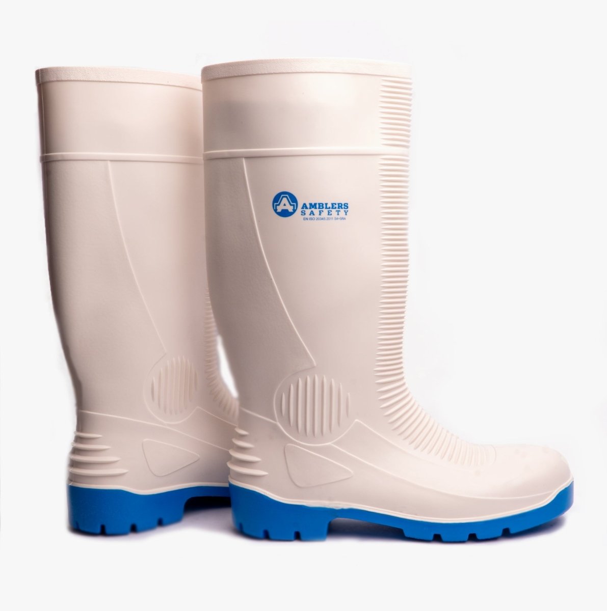 Amblers Safety FS98 Unisex Safety Boots Wellington White 21232 - 33992 - 04 | STB.co.uk