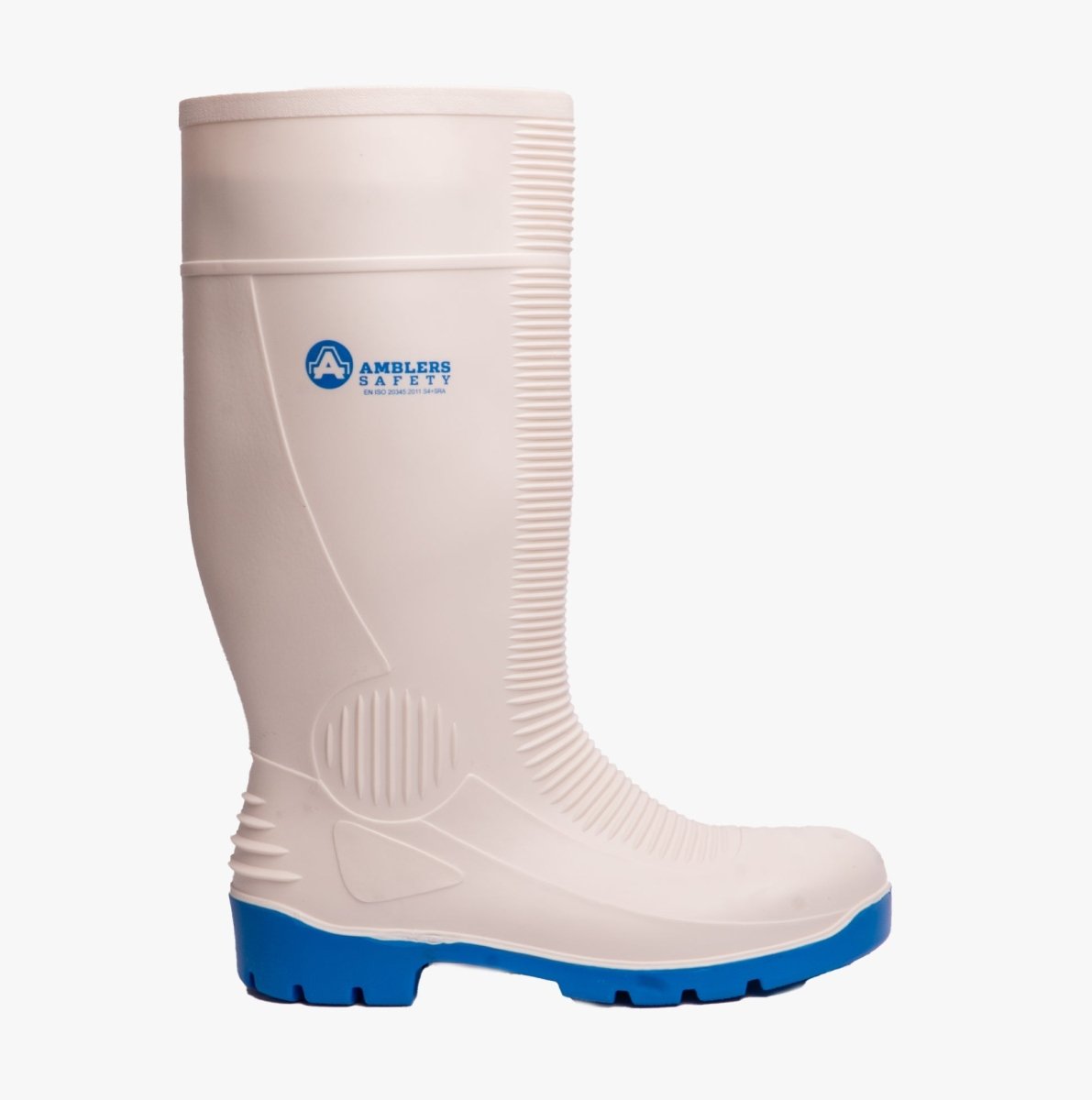 Amblers Safety FS98 Unisex Safety Boots Wellington White 21232 - 33992 - 04 | STB.co.uk