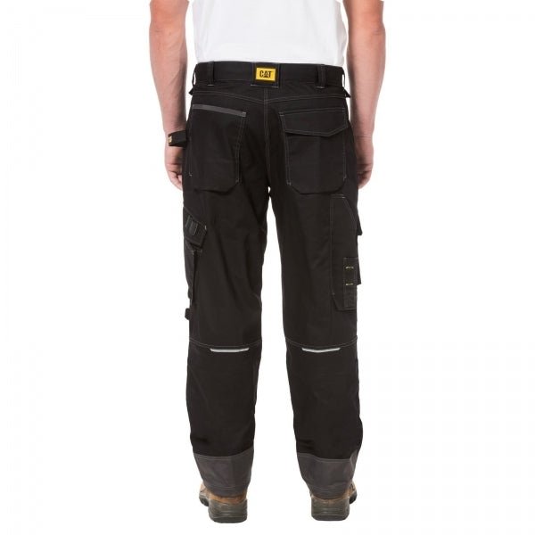 CAT H2O DEFENDER Mens Cotton/Polyester Work Trousers Black 24678 - 40818 - 02 | STB.co.uk