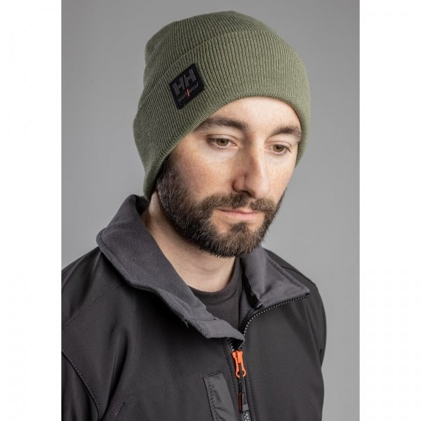 Helly Hansen KENSINGTON BEANIE Unisex Acrylic Army Green: One Size 35082 - 65541 - 01 | STB.co.uk