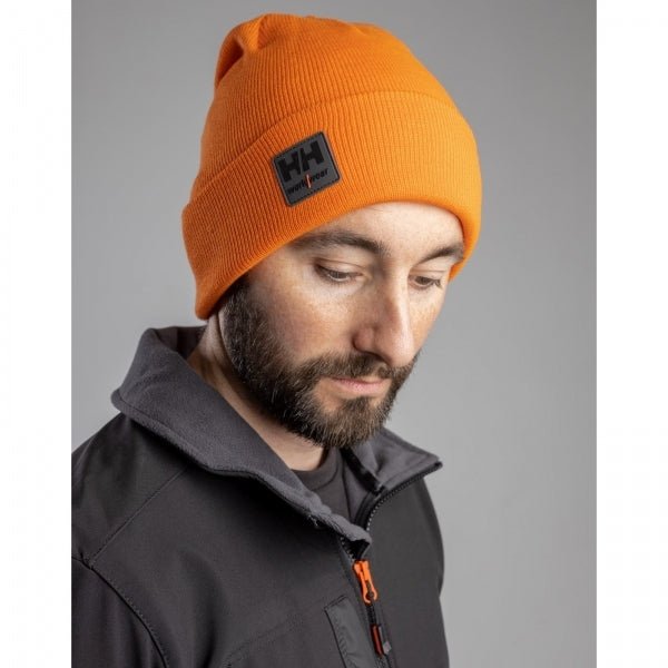 Helly Hansen KENSINGTON BEANIE Unisex Acrylic Dark Orange: One Size 35082 - 65540 - 01 | STB.co.uk